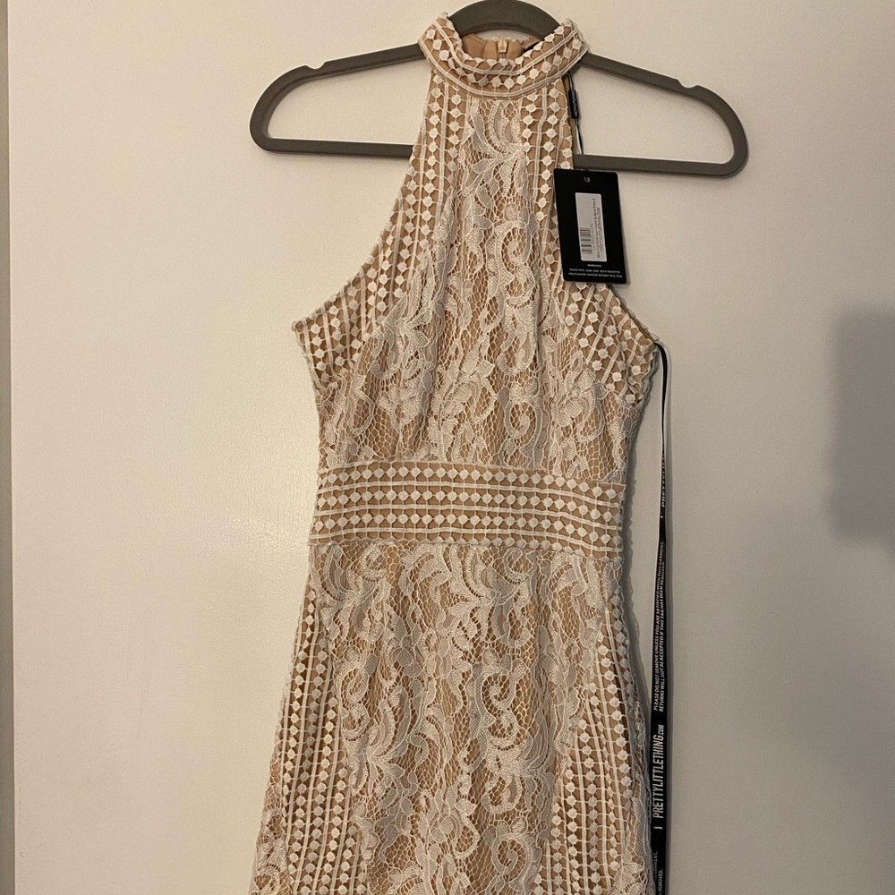 High neck formal bodycon dress